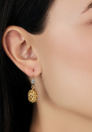 Thumbnail 2: 1928 Jewelry 1928 Jewelry Filigree Bead Crystal Drop Wire Earrings 