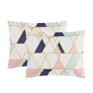 Thumbnail 12: Style 212 Style 212 Geo Pink 7 Piece Bed in a Bag 