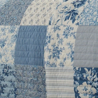 Thumbnail 20: Laura Ashley Laura Ashley Paisley Patchwork Quilt Set 