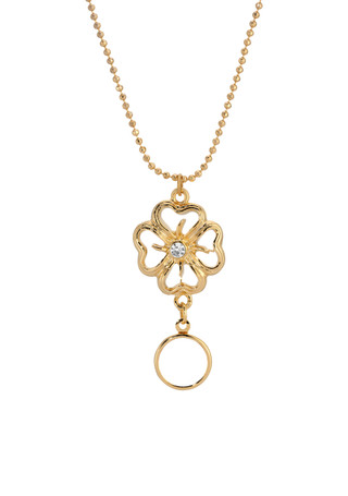 Thumbnail 1: 1928 Jewelry 1928 Jewelry Flower Pendant Topaz Drop Necklace 