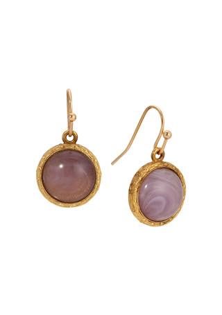 Thumbnail 1: 1928 Jewelry 1928 Jewelry Round Color Stone Wire Earrings 