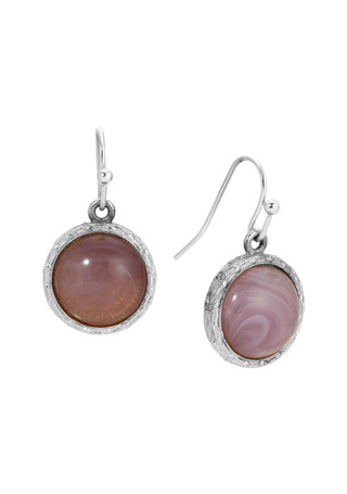 Thumbnail 2: 1928 Jewelry 1928 Jewelry Round Color Stone Wire Earrings 