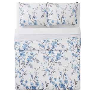 Thumbnail 4: CANNON Cannon Kasumi Floral 3 Piece Duvet Cover Set 