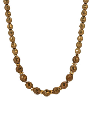 Thumbnail 1: 1928 Jewelry 1928 Jewelry Gold Tone Bronze Bead Necklace 