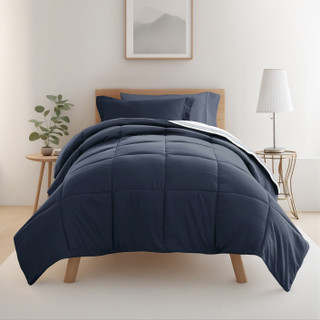 Thumbnail 2: IENJOY HOME 8 Piece Stone Patterned Comforter Dorm Set Bundle 