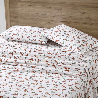 Thumbnail 1: Eddie Bauer Eddie Bauer Fox Trail Cotton Flannel Sheet Set 