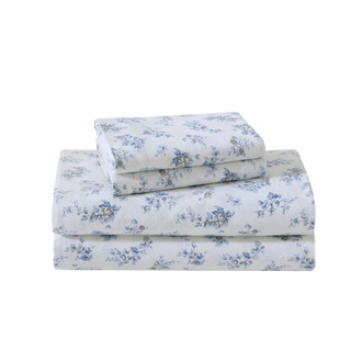 Thumbnail 5: Laura Ashley Laura Ashley Audrey Cotton Flannel Sheet Set 