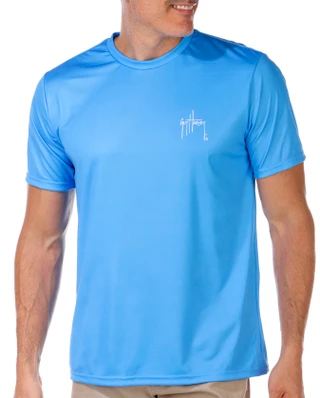 Thumbnail 4: Guy Harvey Guy Harvey Men's Short Sleeve Performance Shirt 