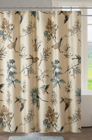 Thumbnail 1: Madison Park Madison Park Quincy Shower Curtain 