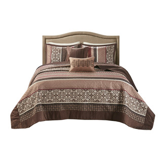 Thumbnail 3: Madison Park Madison Park Princeton 5 Pc. Jacquard Bedspread Set 