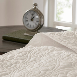Thumbnail 20: Madison Park Madison Park Quebec Reversible Bedspread Set 