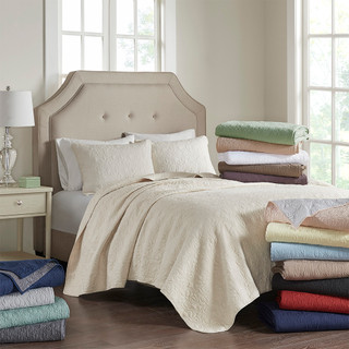 Thumbnail 5: Madison Park Madison Park Quebec Reversible Quilt Set 