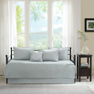 Thumbnail 3: Madison Park Madison Park 6 Pc. Quebec Reversible Daybed Cover Set 