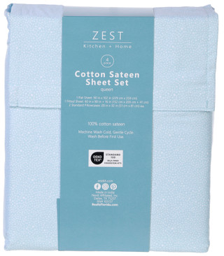 Thumbnail 3: Zest Kitchen + Home ZEST Kitchen + Home 400 Thread Count Cotton Sheet Set 