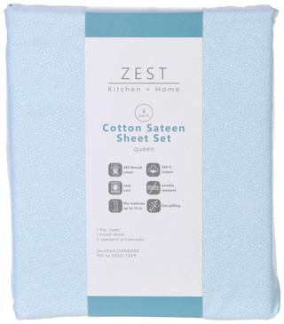 Thumbnail 1: Zest Kitchen + Home ZEST Kitchen + Home 400 Thread Count Cotton Sheet Set 