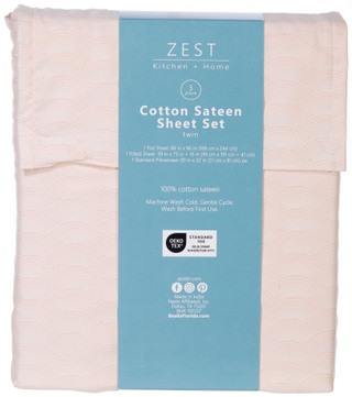 Thumbnail 3: Zest Kitchen + Home ZEST Kitchen + Home Sateen Cotton Arches Sheet Set 