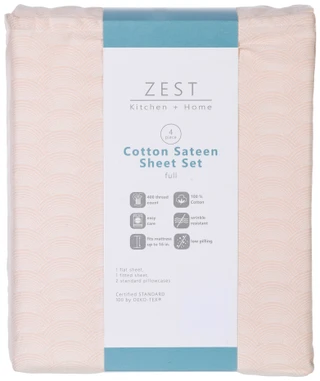 Thumbnail 1: Zest Kitchen + Home ZEST Kitchen + Home 400 Thread Count Cotton Sheet Set 