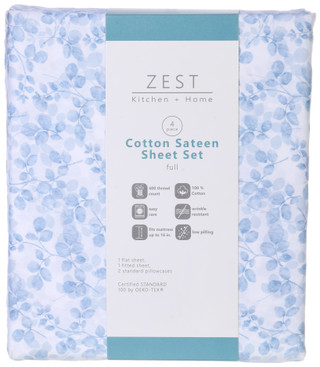 Thumbnail 1: Zest Kitchen + Home ZEST Kitchen + Home 400 Thread Count Cotton Sheet Set 