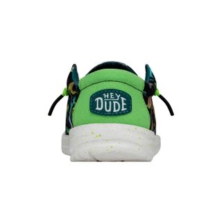 Thumbnail 6: Hey Dude Hey Dude Boys Wally Youth Dino Casual Shoe 