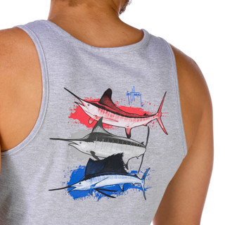 Thumbnail 2: Guy Harvey Guy Harvey Men's Tripple Dipper Tank Top 