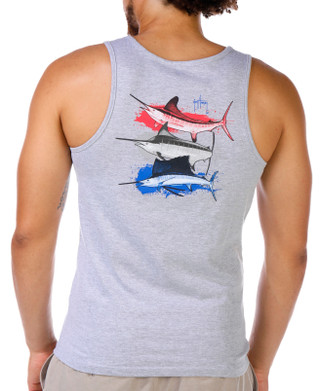Thumbnail 1: Guy Harvey Guy Harvey Men's Tripple Dipper Tank Top 