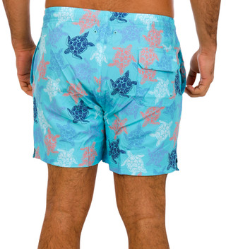 Thumbnail 2: In Gear In Gear Men's Sea Turtle Print Swim Shorts 