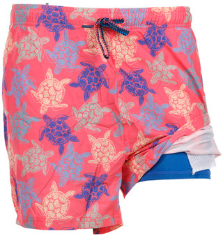 Thumbnail 4: In Gear In Gear Men's Sea Turtle Print Swim Shorts 