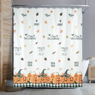 Thumbnail 1: AVANTI Avanti Pumpkin Patch Halloween Shower Curtain 