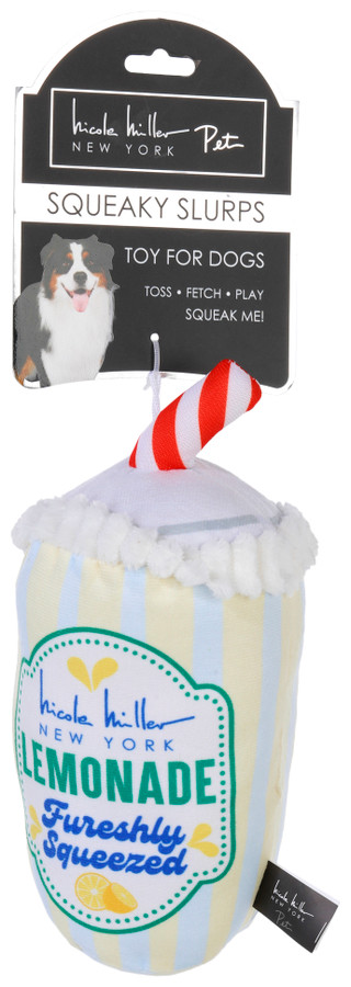 Thumbnail 1: Nicole Miller Nicole Miller 9 in Lemonade Dog Toy 