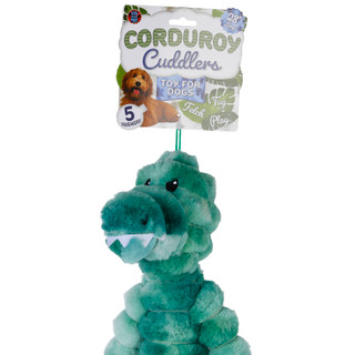 Thumbnail 4: Bow Wow Pet Bow Wow Pet 28 in Corduroy Cuddlers Dino Stuffed Dog Toy 