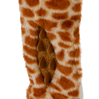 Thumbnail 2: Smithsonian Smithsonian 28 in Longamals Giraffe Squeak Crinkle Dog Toy 