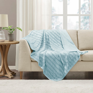 Thumbnail 1: Madison Park Madison Park Duke Long Fur Throw 
