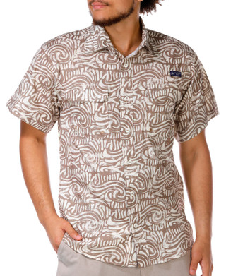 Thumbnail 4: Nautica Nautica Men's Short Sleeve Print Woven Buttoned Top 