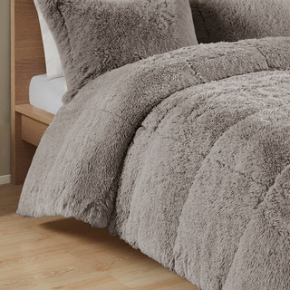 Thumbnail 5: Intelligent Design Intelligent Design Malea Shaggy Long Fur Comforter Set 