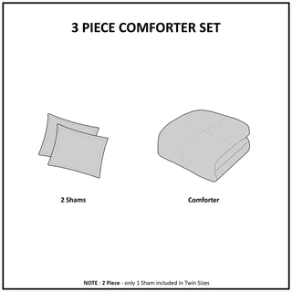 Thumbnail 9: Intelligent Design Intelligent Design Malea Shaggy Long Fur Comforter Set 