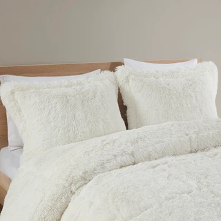 Thumbnail 15: Intelligent Design Intelligent Design Malea Shaggy Long Fur Comforter Set 