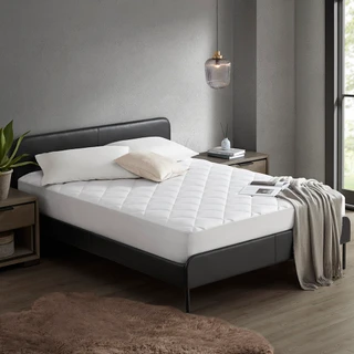 Thumbnail 1: Sharper Image Cooling Touch Deep Pocket Overfilled Mattress Pad 