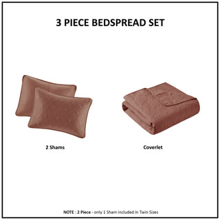 Thumbnail 5: Madison Park Madison Park Quebec Solid Reversible Quilt Set 