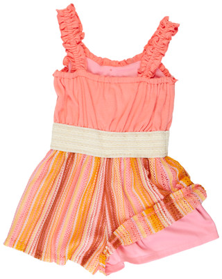 Thumbnail 3: Bonnie Jean Bonnie Jean Big Girls Romper 