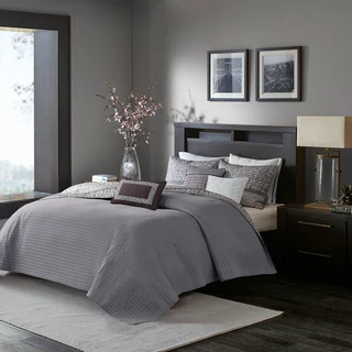 Thumbnail 1: Madison Park Madison Park 6 Pc. Rhapsody Quilt & Pillow Set 