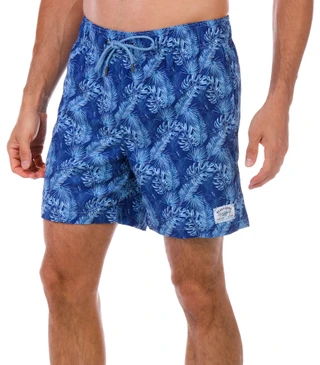 Thumbnail 1: BEACH BROS Beach Bros Men's Leaf Medley Swim Shorts 