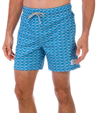Thumbnail 1: BEACH BROS Beach Bros Men's School Of Fish Swim Shorts 