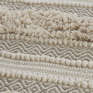 Thumbnail 12: Ink + Ivy Ink+Ivy Asher Woven Texture Stripe Bath Rug 