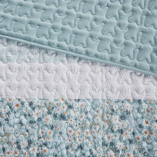 Thumbnail 12: Madison Park Madison Park 4 Pc. Caralie Quilt Set 
