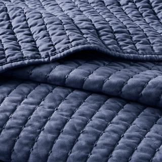 Thumbnail 16: Madison Park Madison Park Keaton Solid Quilt Set 