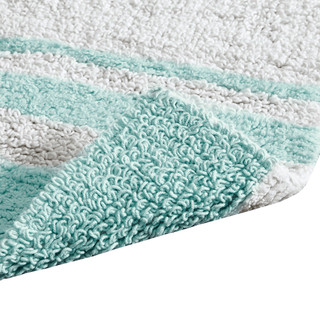 Thumbnail 3: Madison Park Madison Park Spa Cotton Reversible Bath Rug 