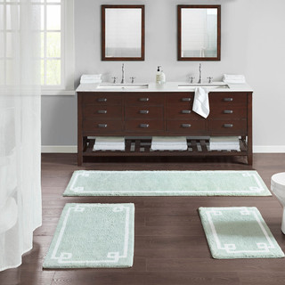 Thumbnail 1: Madison Park Madison Park Evan Cotton Tufted Bath Rug 