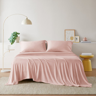 Thumbnail 2: Intelligent Design Intelligent Design Solid Cotton Blend Jersey Knit Sheet Set 