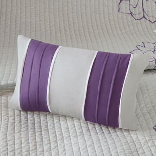 Thumbnail 6: Madison Park Madison Park 6 Pc. Lola Floral Cotton & Pillow Quilt Set 
