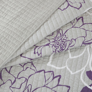 Thumbnail 10: Madison Park Madison Park 6 Pc. Lola Floral Cotton & Pillow Quilt Set 